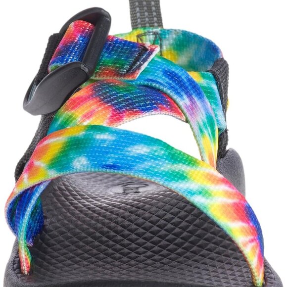 Unisex Child Sandal Tie Dye Size 6 Big Kid Rubber Sole Polyester Buckle - Picture 6 of 9